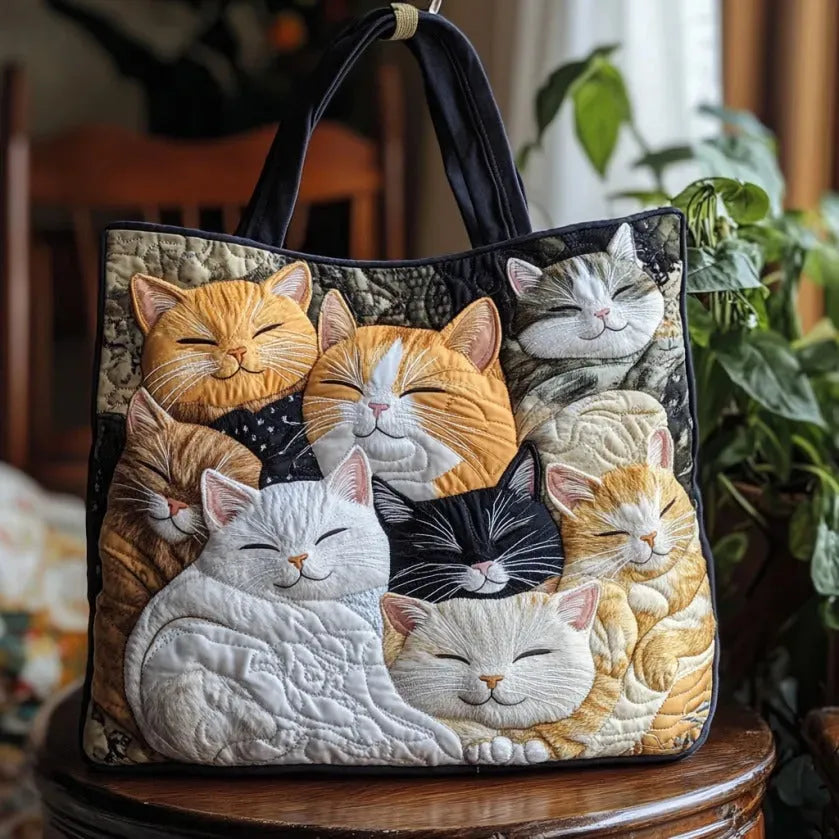 Bolsa Artesanal | Gatitos Dormidos