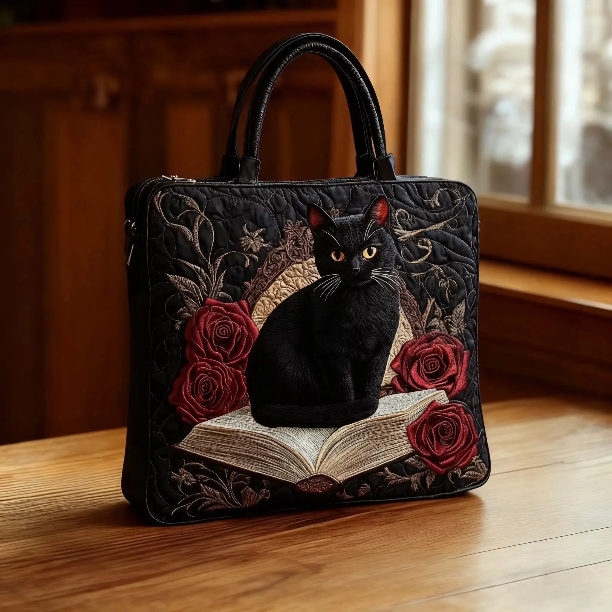 Bolsa Artesanal | Gato Negro en Libros
