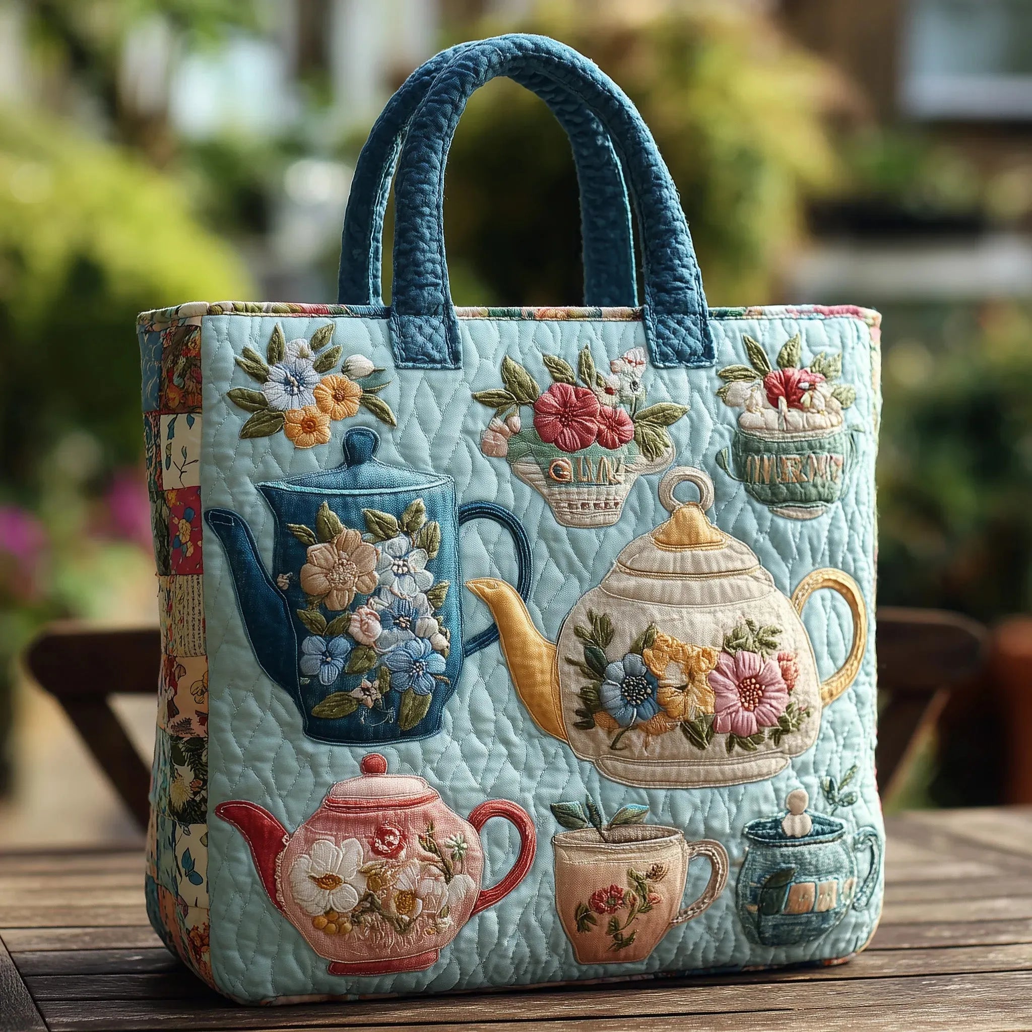 Bolsa Artesanal | Patrón Floral