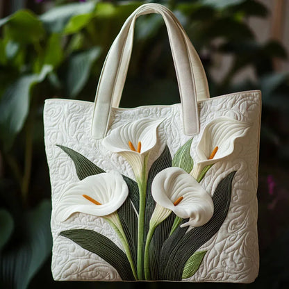 Bolsa Artesanal | Lirios Blancos