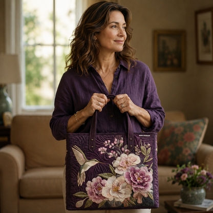Bolsa Artesanal | Colibrí y Orquídeas
