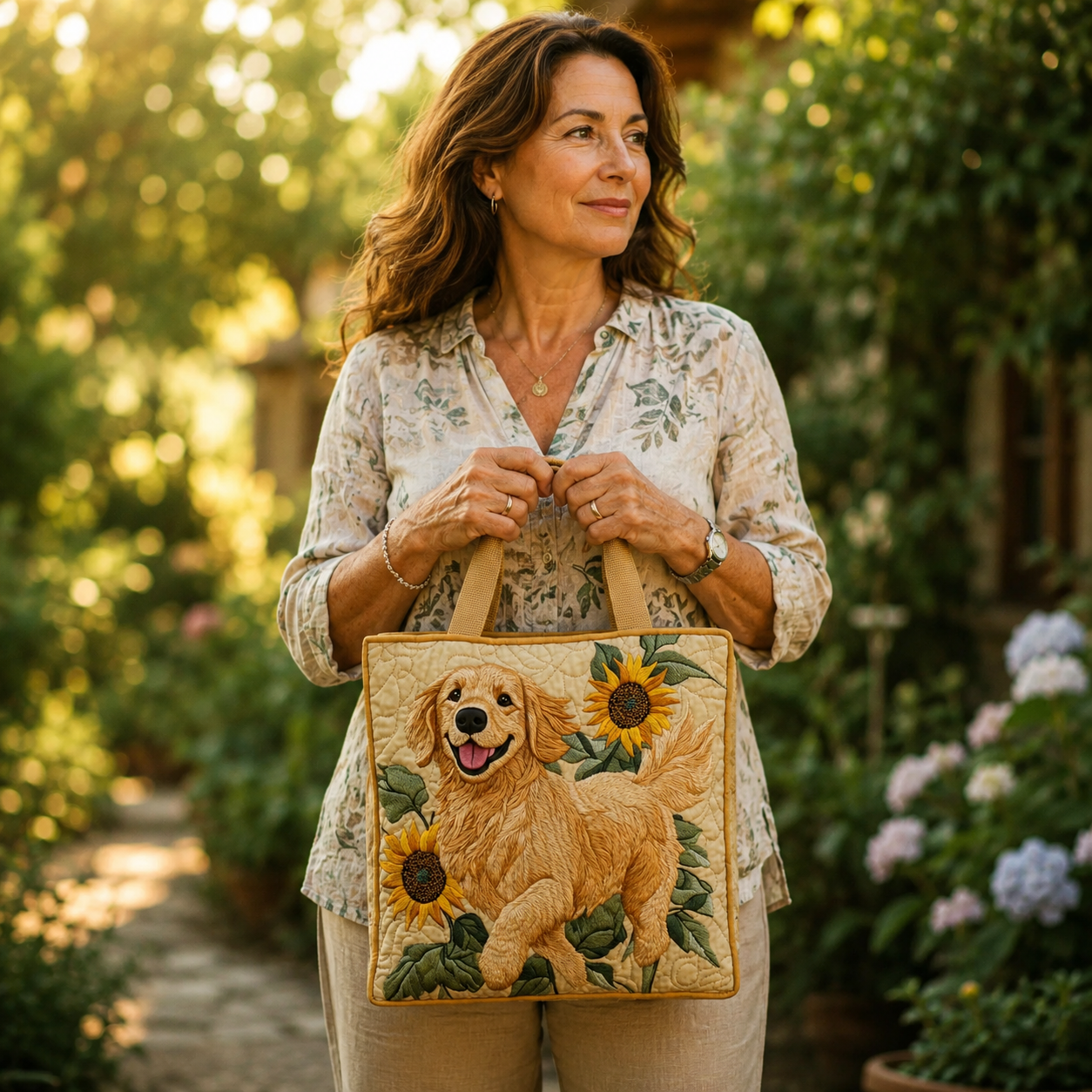 Bolsa Artesanal | Golden Retriever
