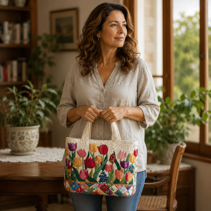 Bolsa Artesanal | Jardín de Tulipanes