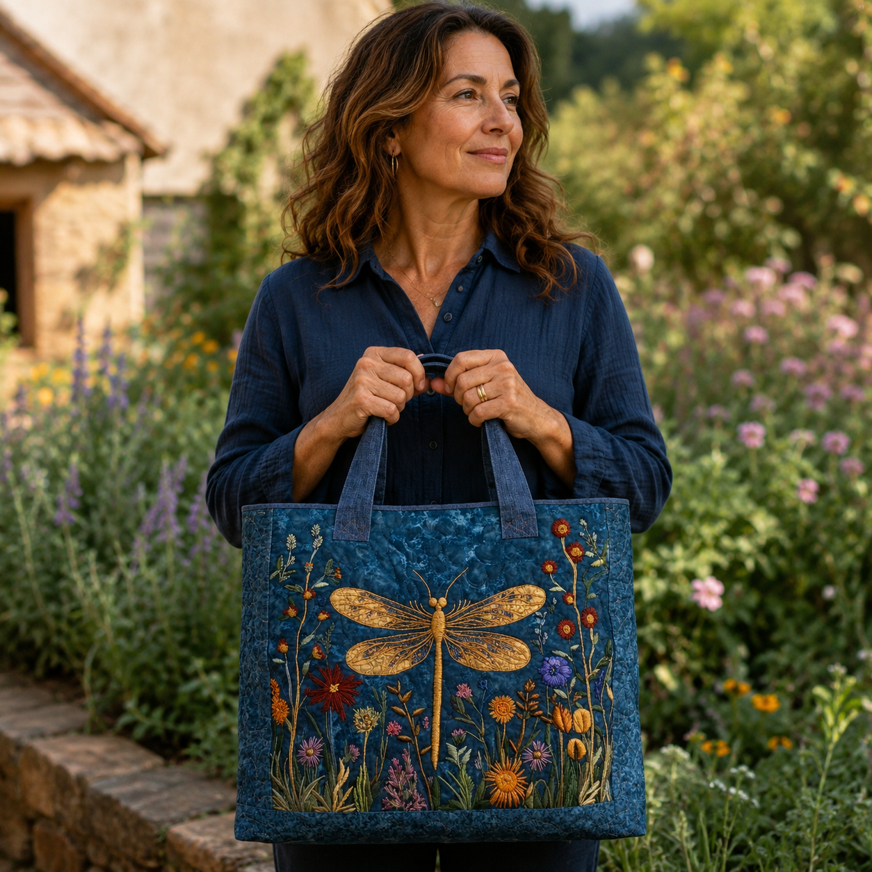 Bolsa Artesanal | Libélula Dorada