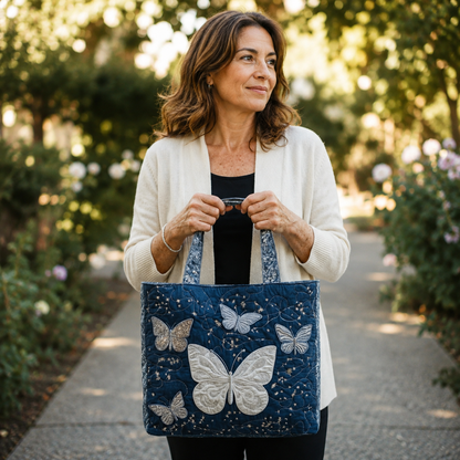 Bolsa Artesanal | Mariposa Plateada