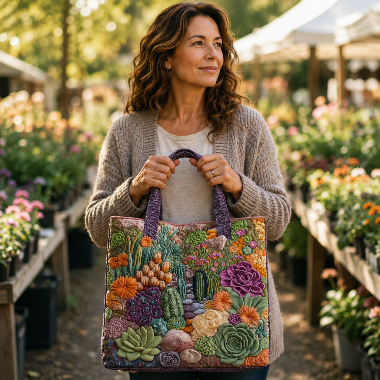 Bolsa Artesanal | Jardín de Suculentas
