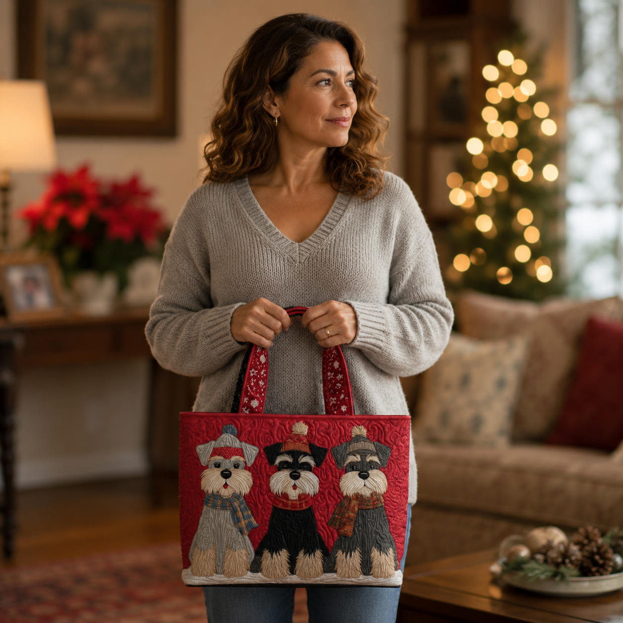 Bolsa Artesanal | Trío de Schnauzers