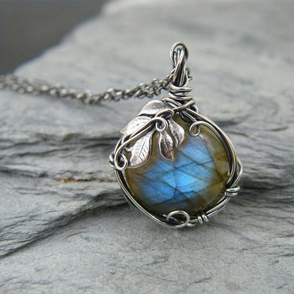 Collar María con Piedra de Luna