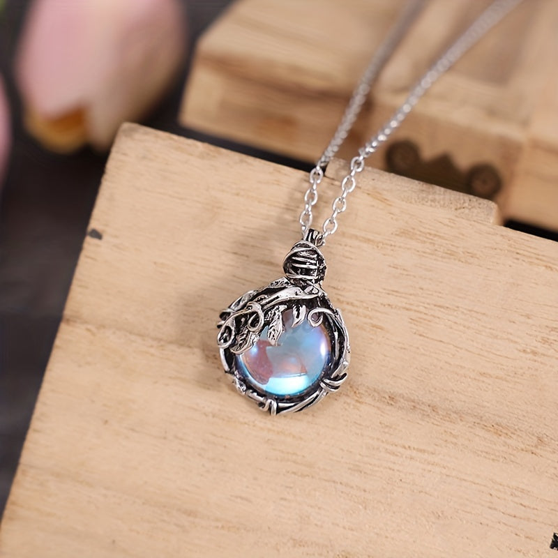 Collar María con Piedra de Luna