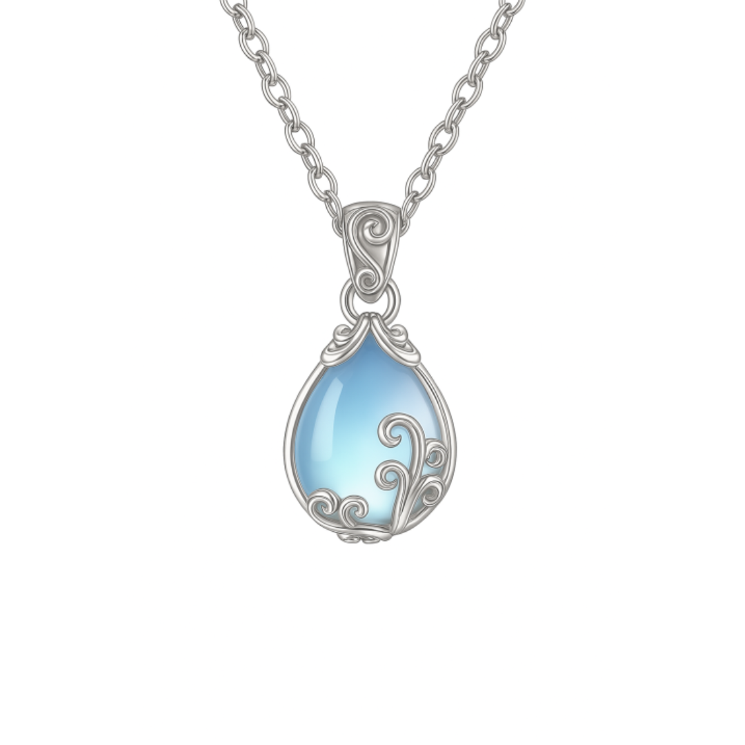 Collar Soraia con piedra de luna