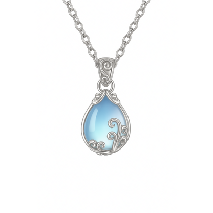 Collar Soraia con piedra de luna