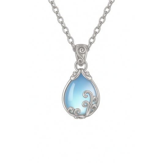 Collar Soraia con piedra de luna