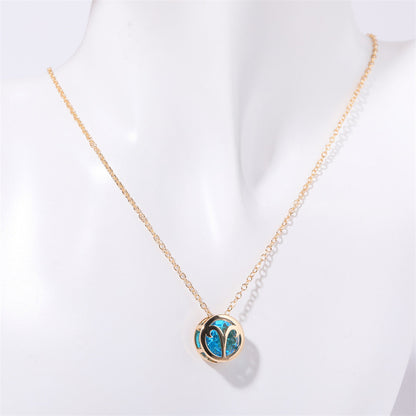 Collar Zodiac de doble cara