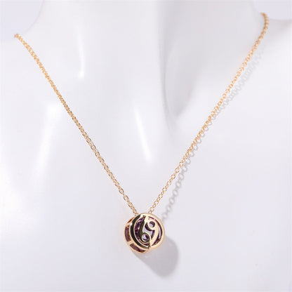 Collar Zodiac de doble cara