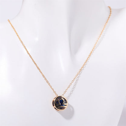 Collar Zodiac de doble cara