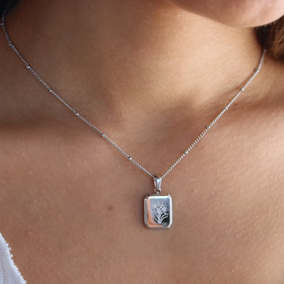 Collar de Plata Retro