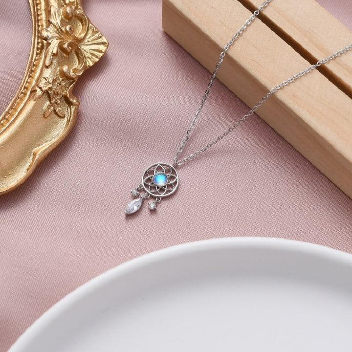Collar de piedra de luna - Atrapa sueños
