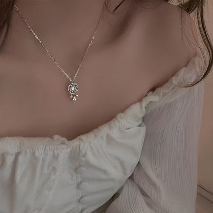 Collar de piedra de luna - Atrapa sueños