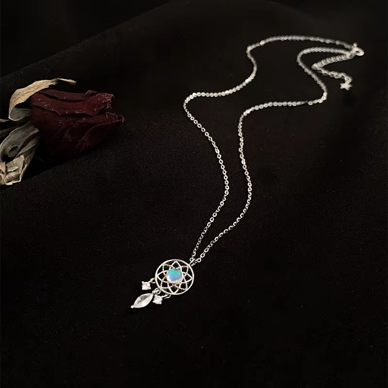 Collar de piedra de luna - Atrapa sueños