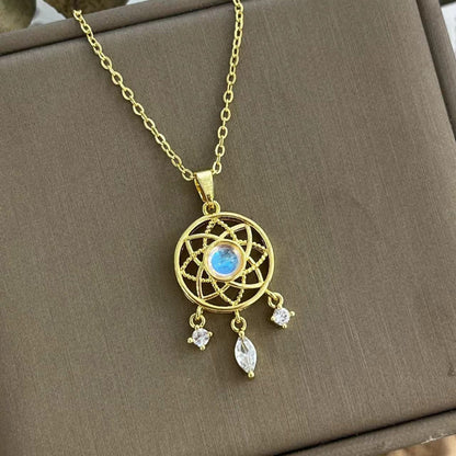 Collar de piedra de luna - Atrapa sueños