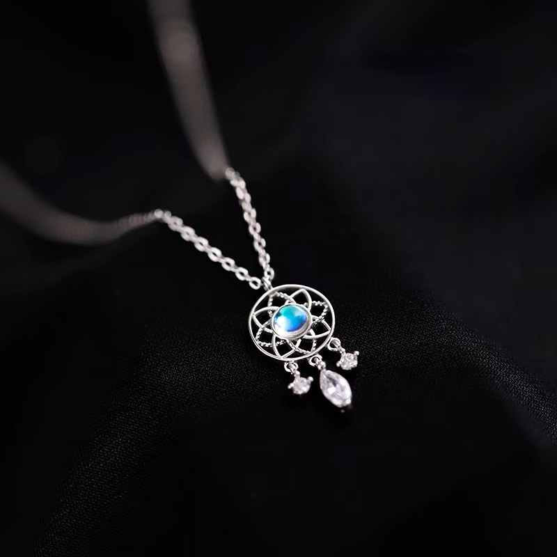 Collar de piedra de luna - Atrapa sueños