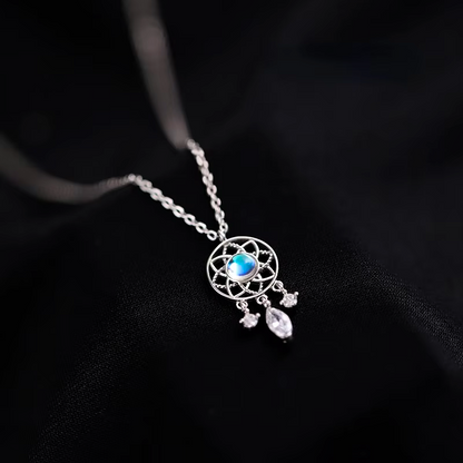Collar de piedra de luna - Atrapa sueños
