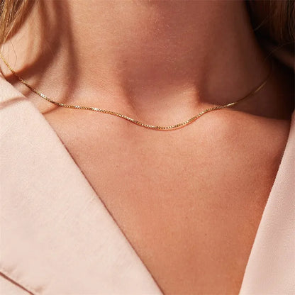 Collar en forma de cadena Danica Oro