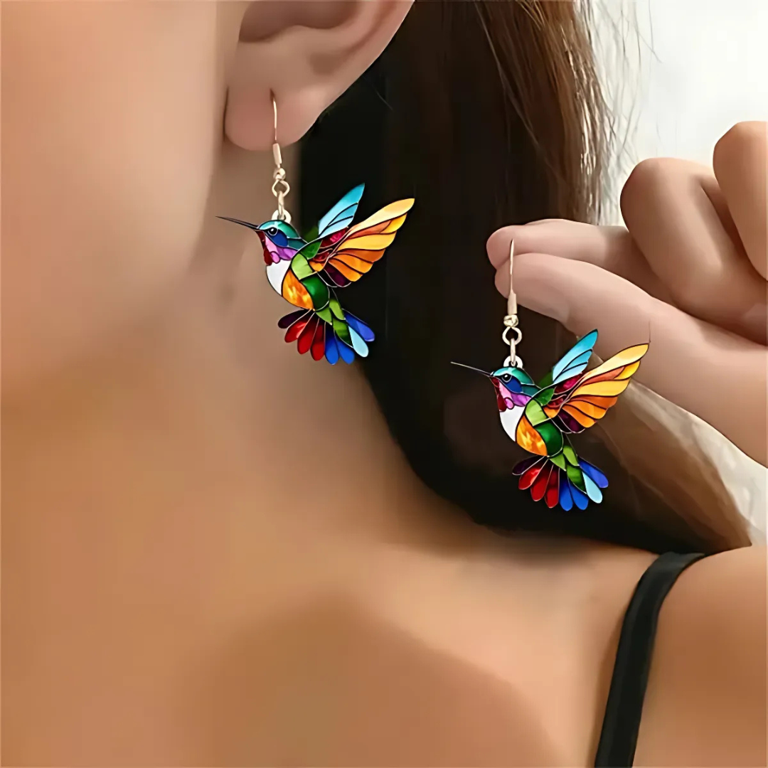 Collar hermoso con golondrina y aretes de regalo – Oferta por tiempo limitado