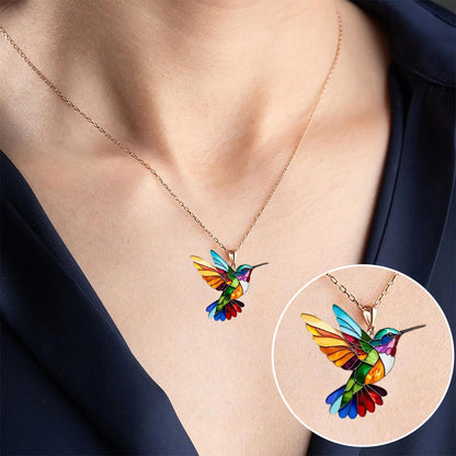 Collar hermoso con golondrina y aretes de regalo – Oferta por tiempo limitado