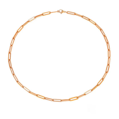Collar para mujeres con cadena de acero