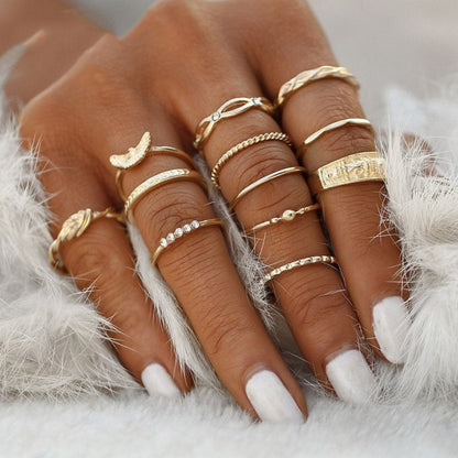 Conjunto Premium exclusivo con 8 a 12 anillos