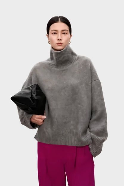 Tereza | Šedý oversize rolák