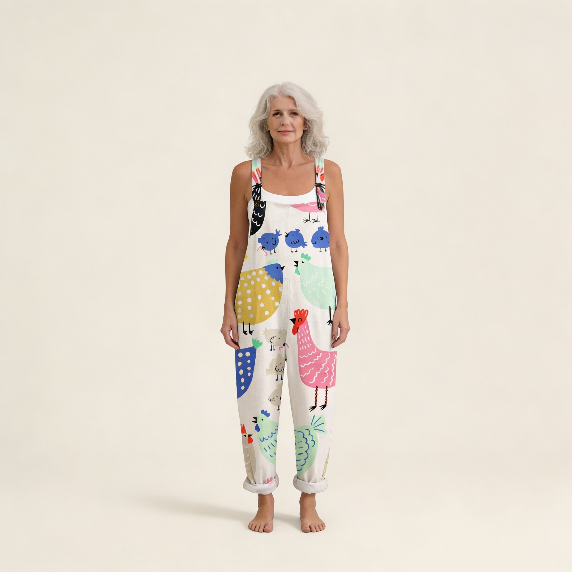 Elsa | Overol con estampado bohemio juguetón