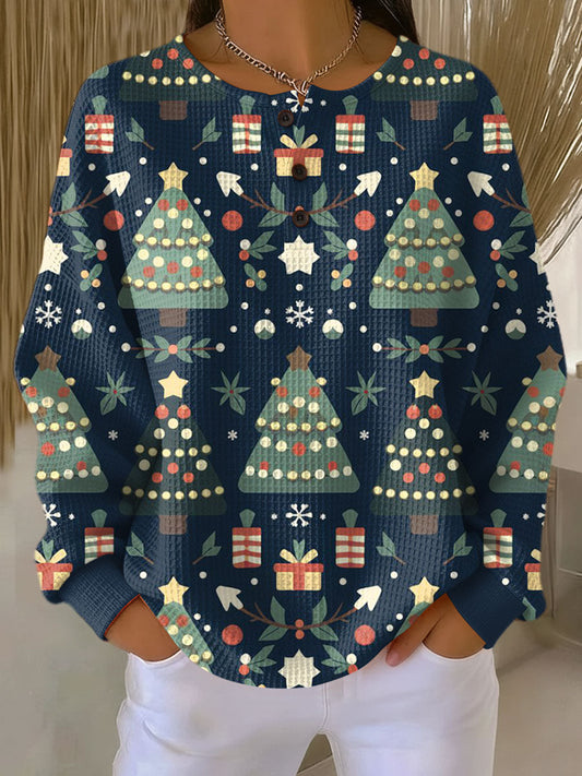 Verónica - Suéter navideño verde - Casa Esmeralda