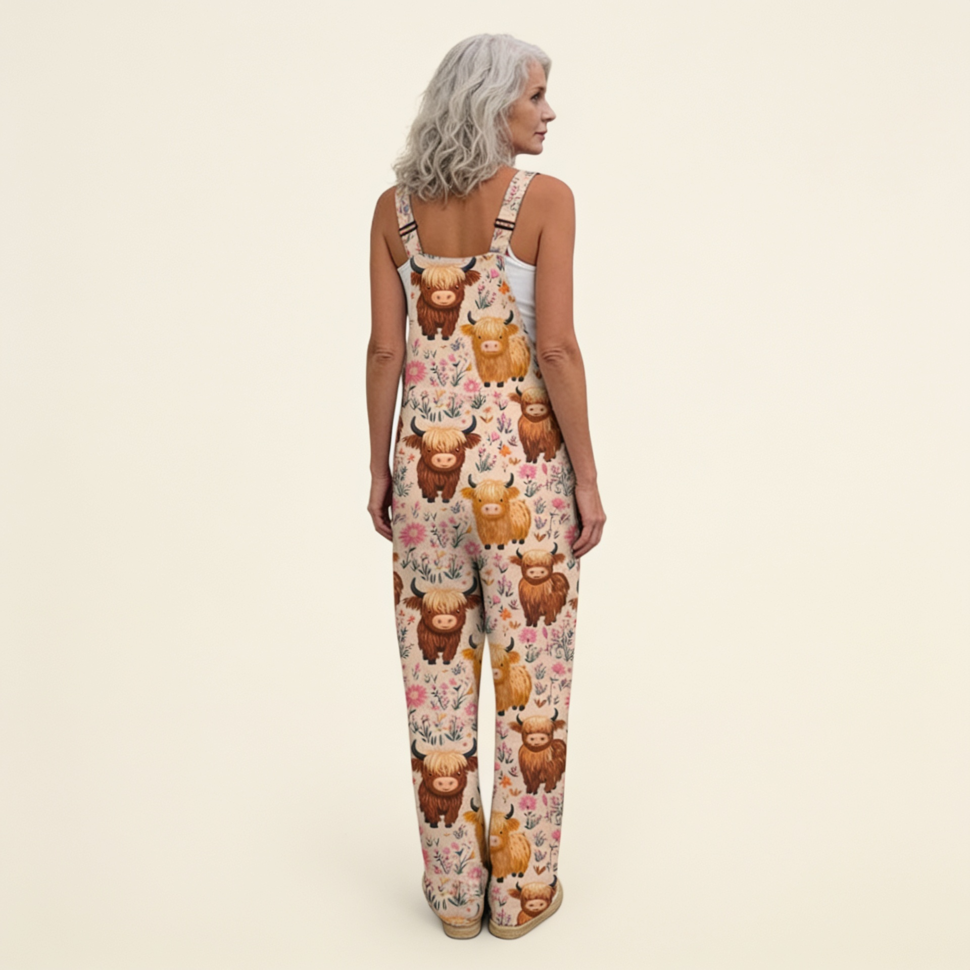 Gracia | Overol con estampado floral bohemio