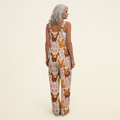 Gracia | Overol con estampado floral bohemio