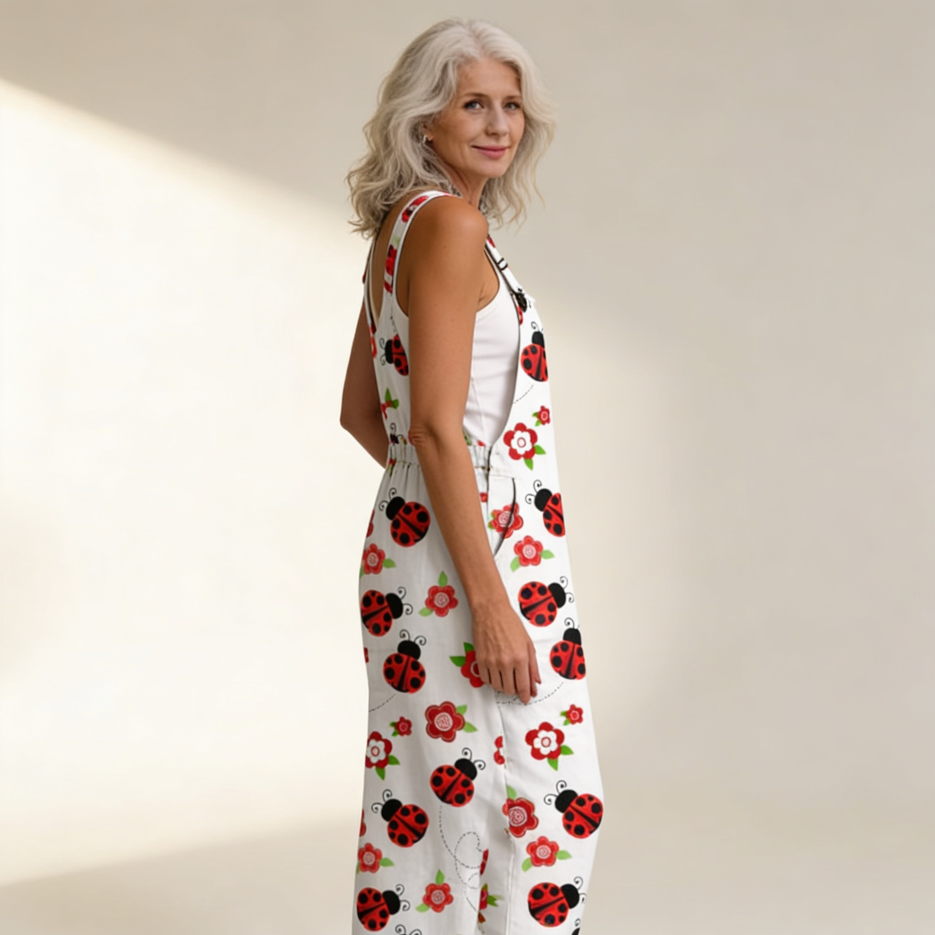 Greta | Overol con luminosas mariquitas