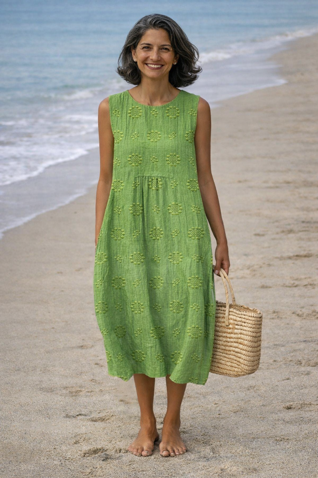 Marina | Vestido Midi con Estampado
