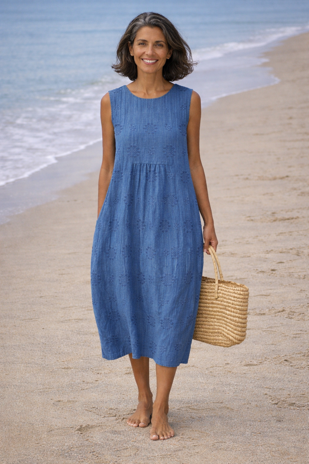 Marina | Vestido Midi con Estampado