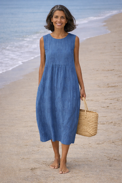Marina | Vestido Midi con Estampado