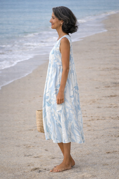Olalla | Vestido Midi con Hojas