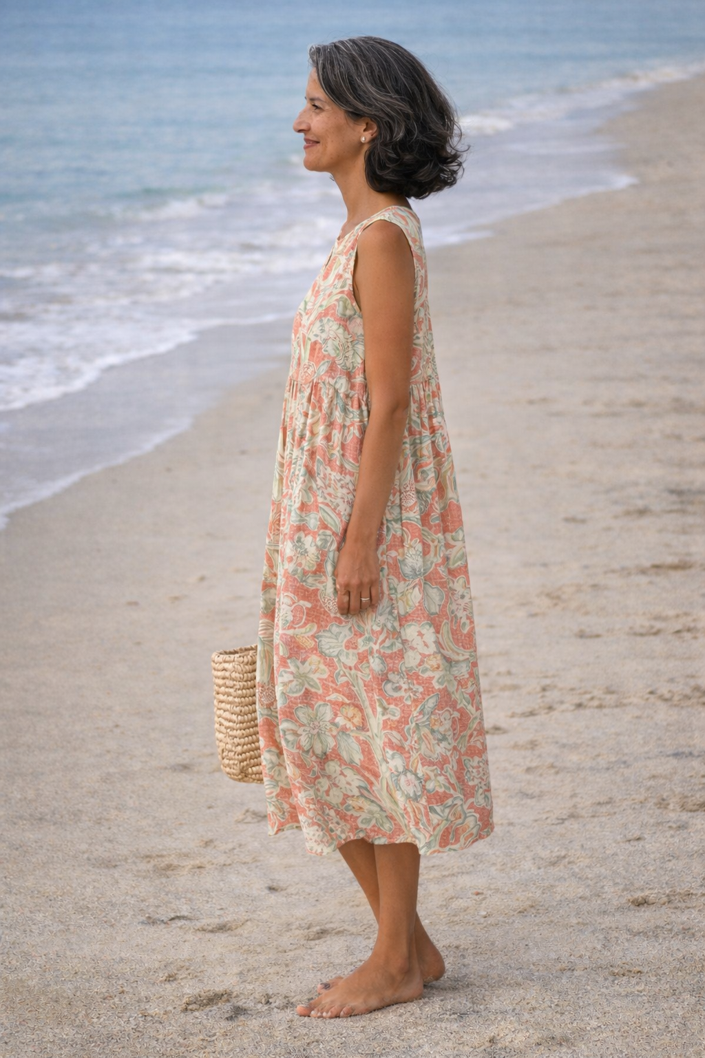 Lola | Vestido Midi de Flores