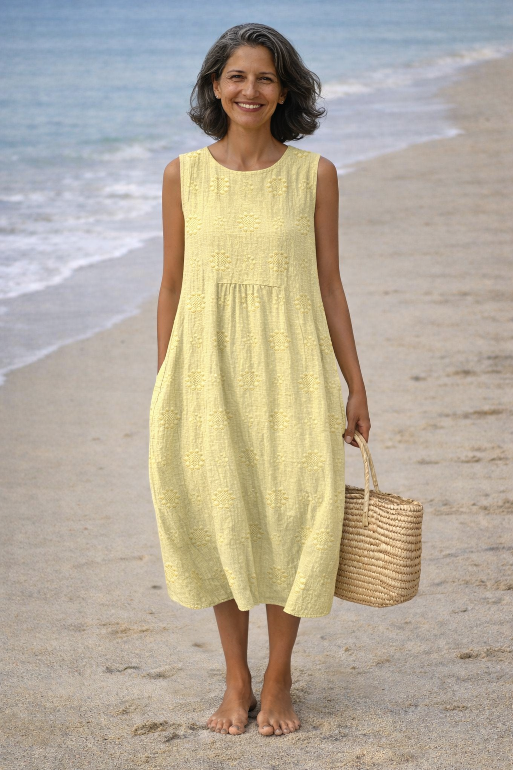 Marina | Vestido Midi con Estampado