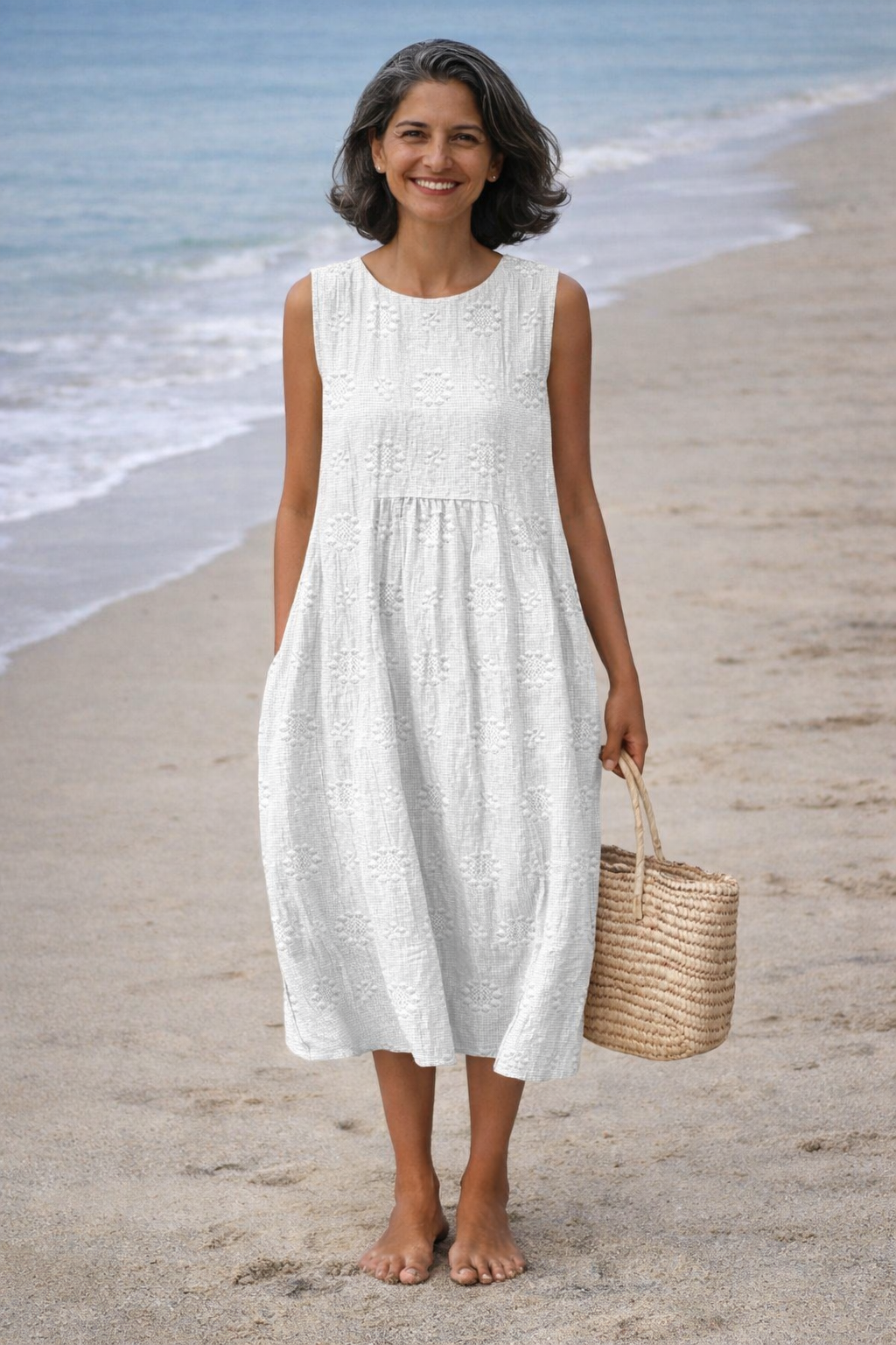 Marina | Vestido Midi con Estampado