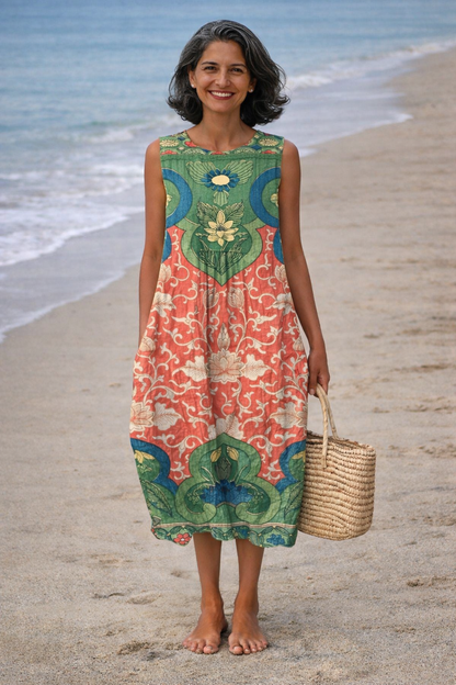Yolanda | Vestido Midi Bohemio