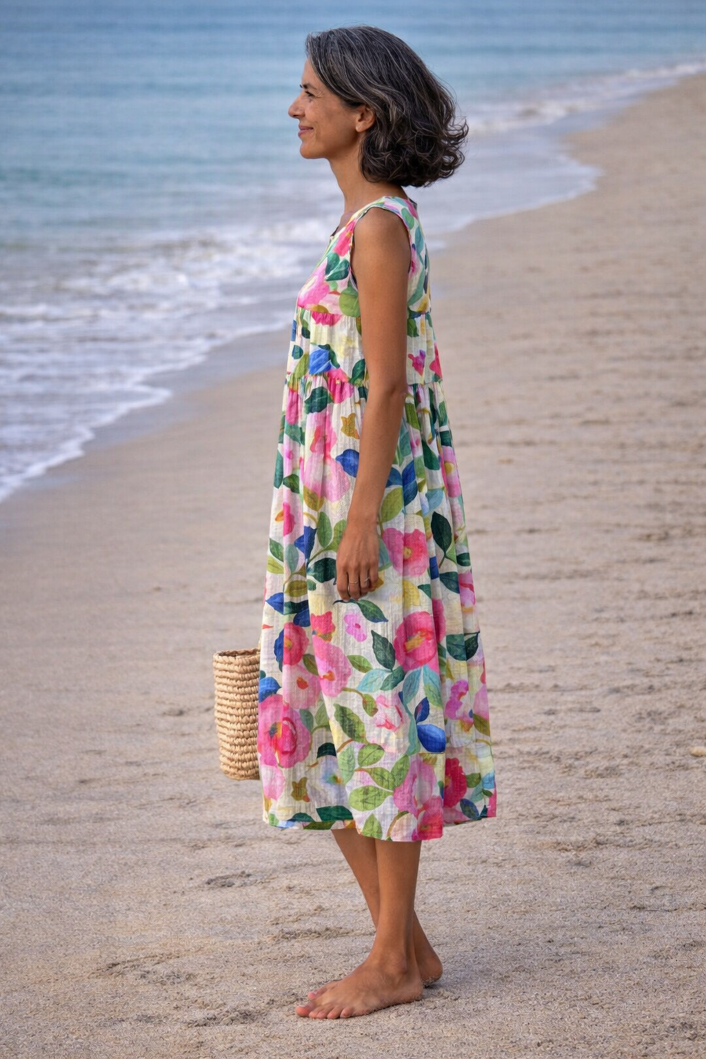 Inmaculada | Vestido Midi de Flores