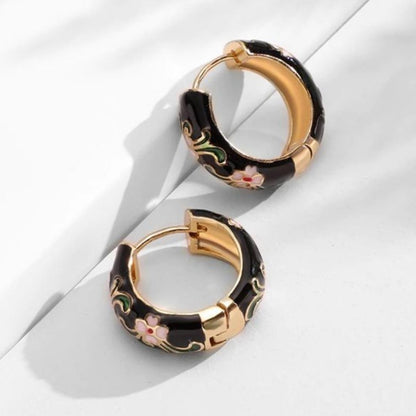 Joyería Flores Negro Luxe