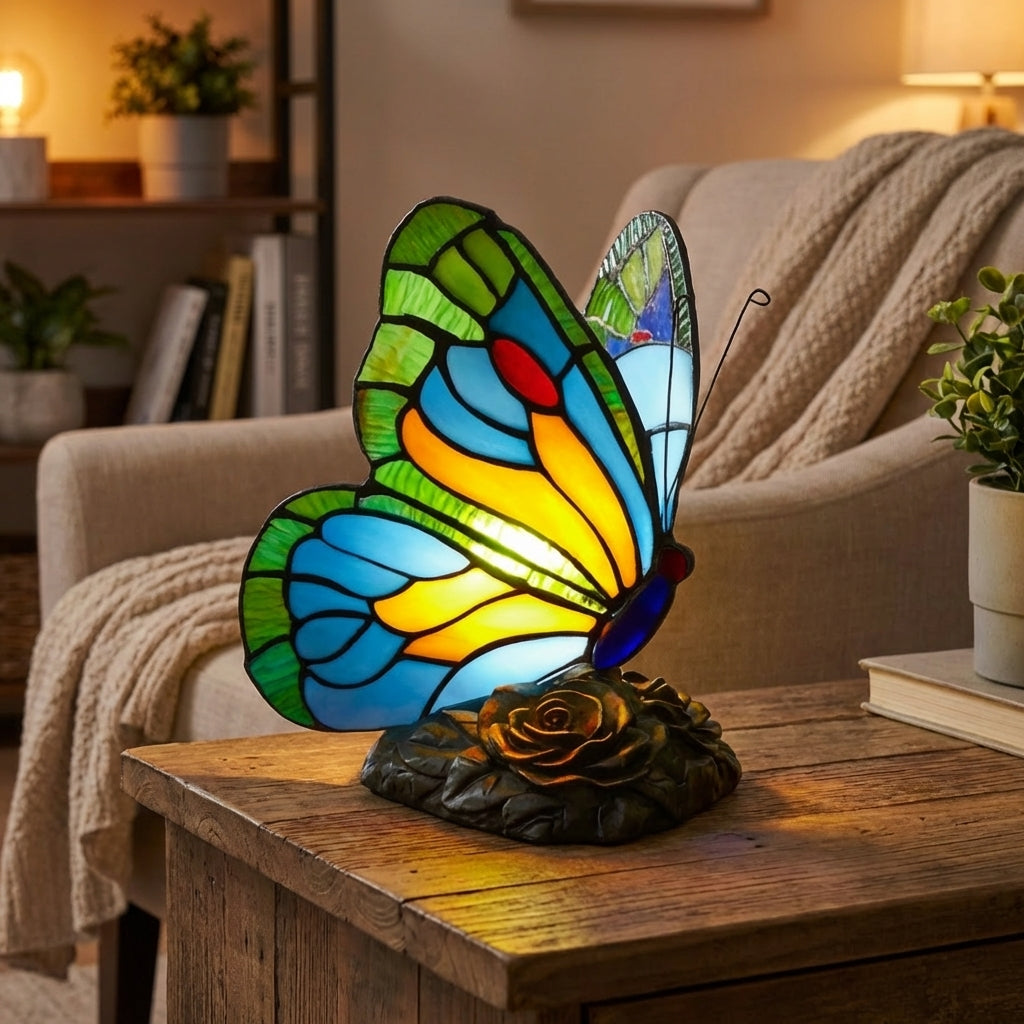 Lámpara Tiffany Mariposa