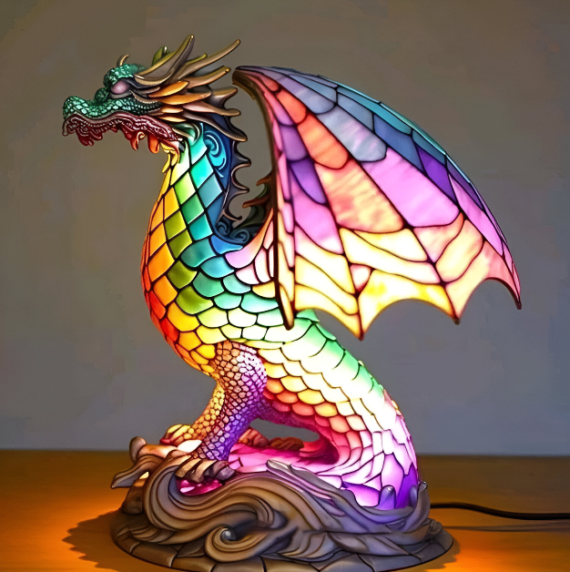Lámpara de Dragón Encantada Wammes