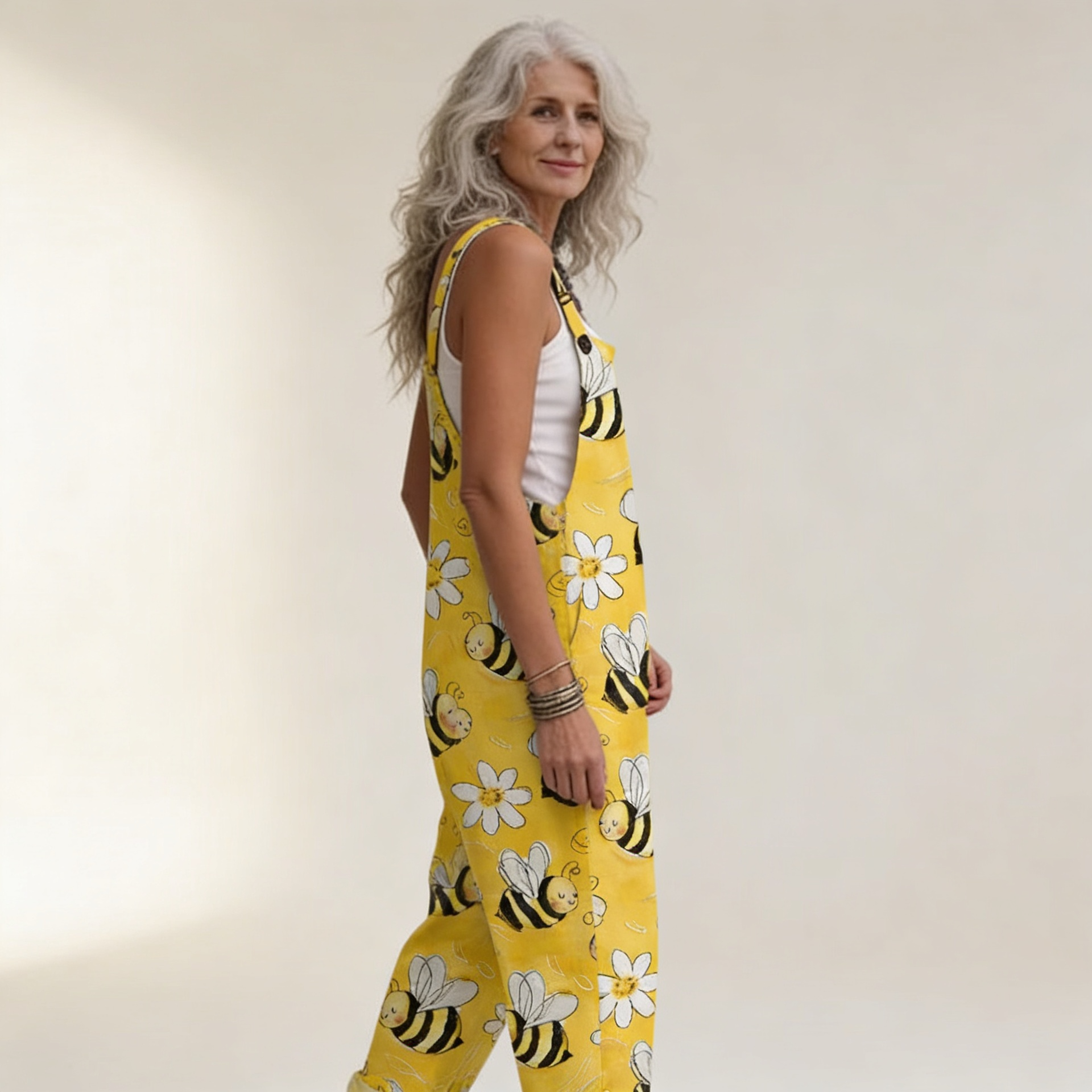 Maxime | Overol con abejas de primavera brillantes